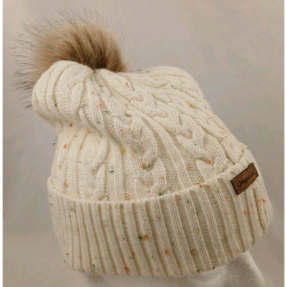 Imperial The Rock Golf Course & Resort Women's Winter Beanie Hat w/Pom-EXCELLENT